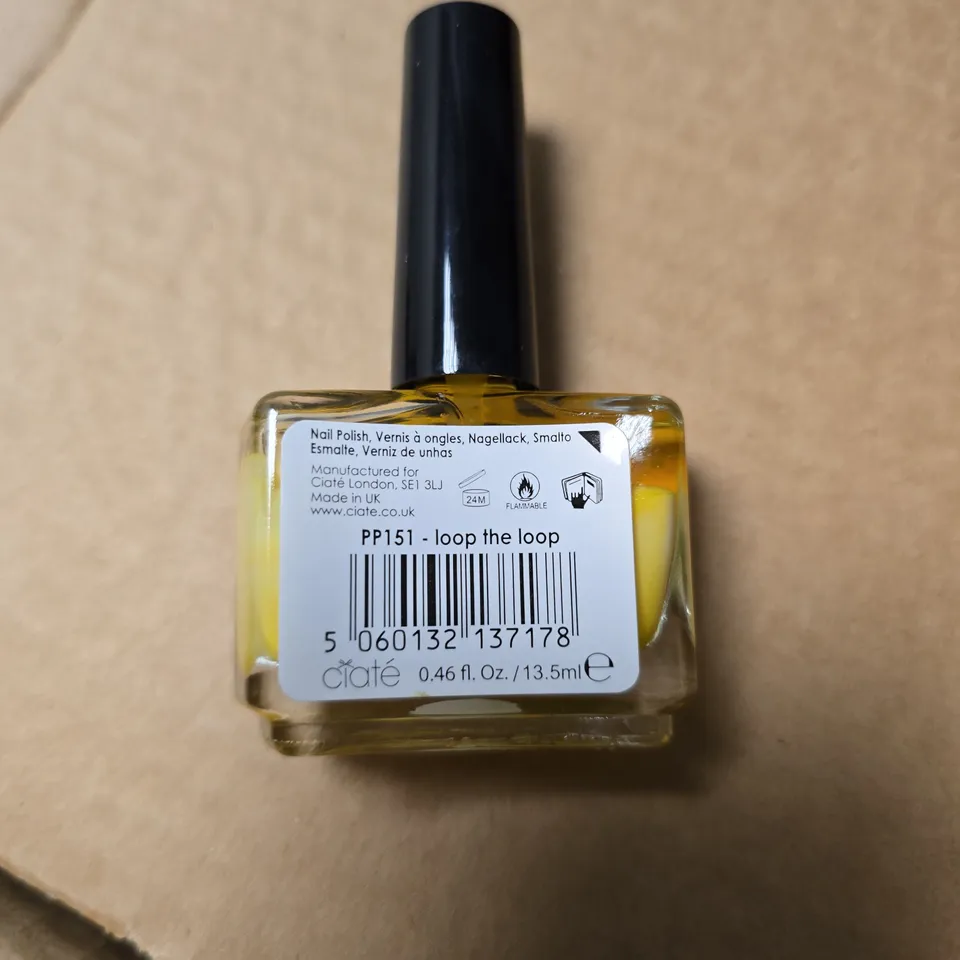CIATÉ LONDON LOOP THE LOOP NAIL POLISH - YELLOW (SET OF 6)