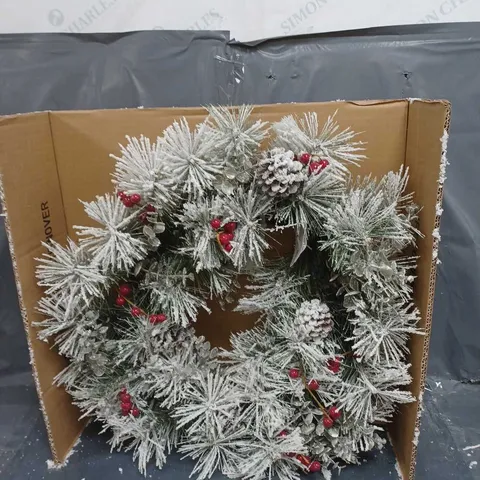 BAVARIAN LIT WREATH