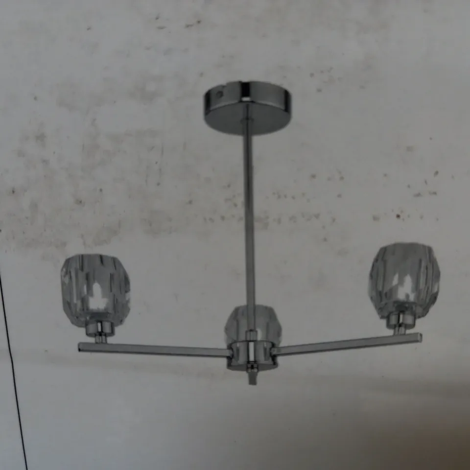 IDINA 3LT SEMI FLUSH POLISHED CHROME