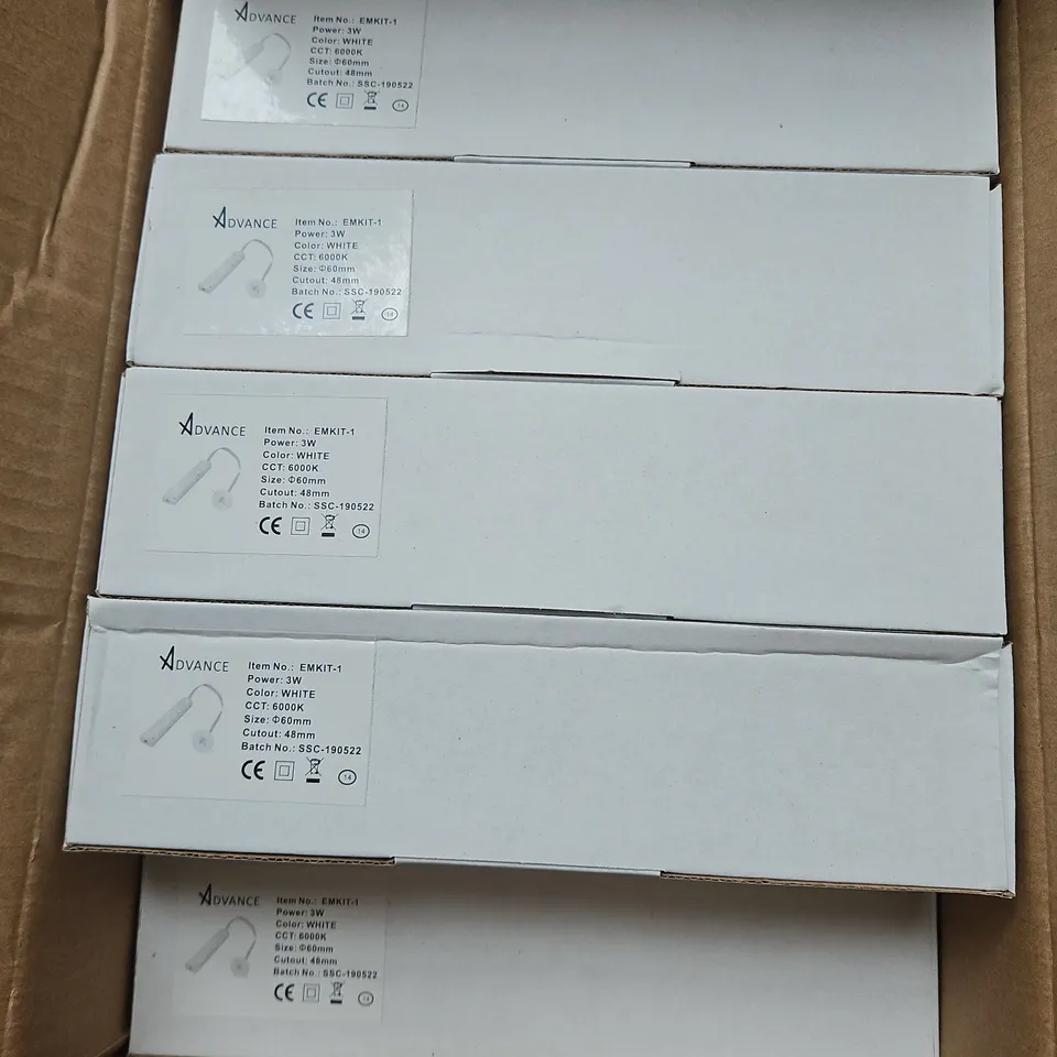 BOXED ADVANCE X25 EMKIT-1 EMERGENCY DOWNLIGHT KITS 3W