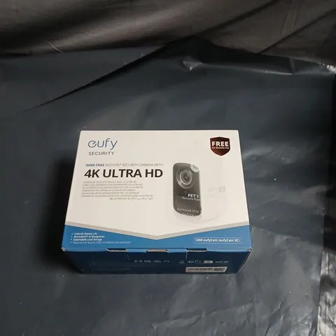 EUFY SECURITY 4K ULTRA HD WIRE-FREE ADD-ON CAMERA – BOXED