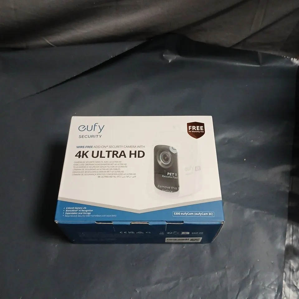 EUFY SECURITY 4K ULTRA HD WIRE-FREE ADD-ON CAMERA – BOXED