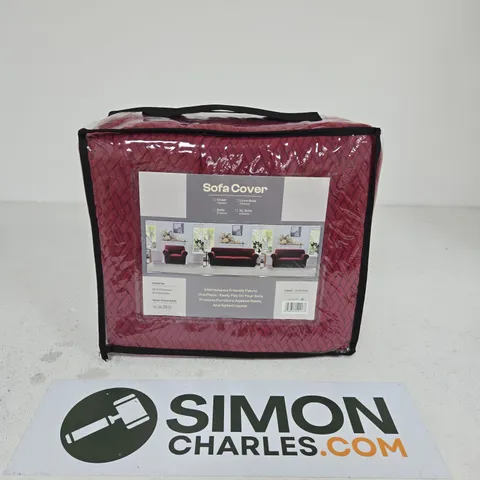 SOFA COVER – EASY FIT WINE RED