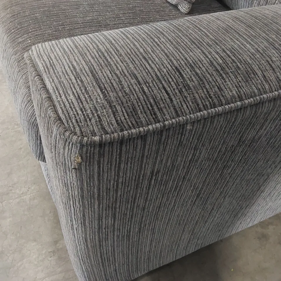 QUALITY DESIGNER MINC FABRIC UPHOLSTERED 3 SEATER SOFA