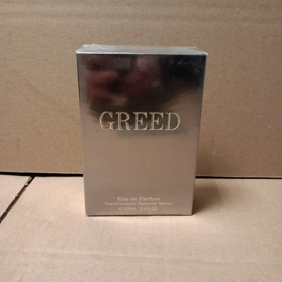 BOXED AND SEALED GREED EAU DE PARFUM 100ML