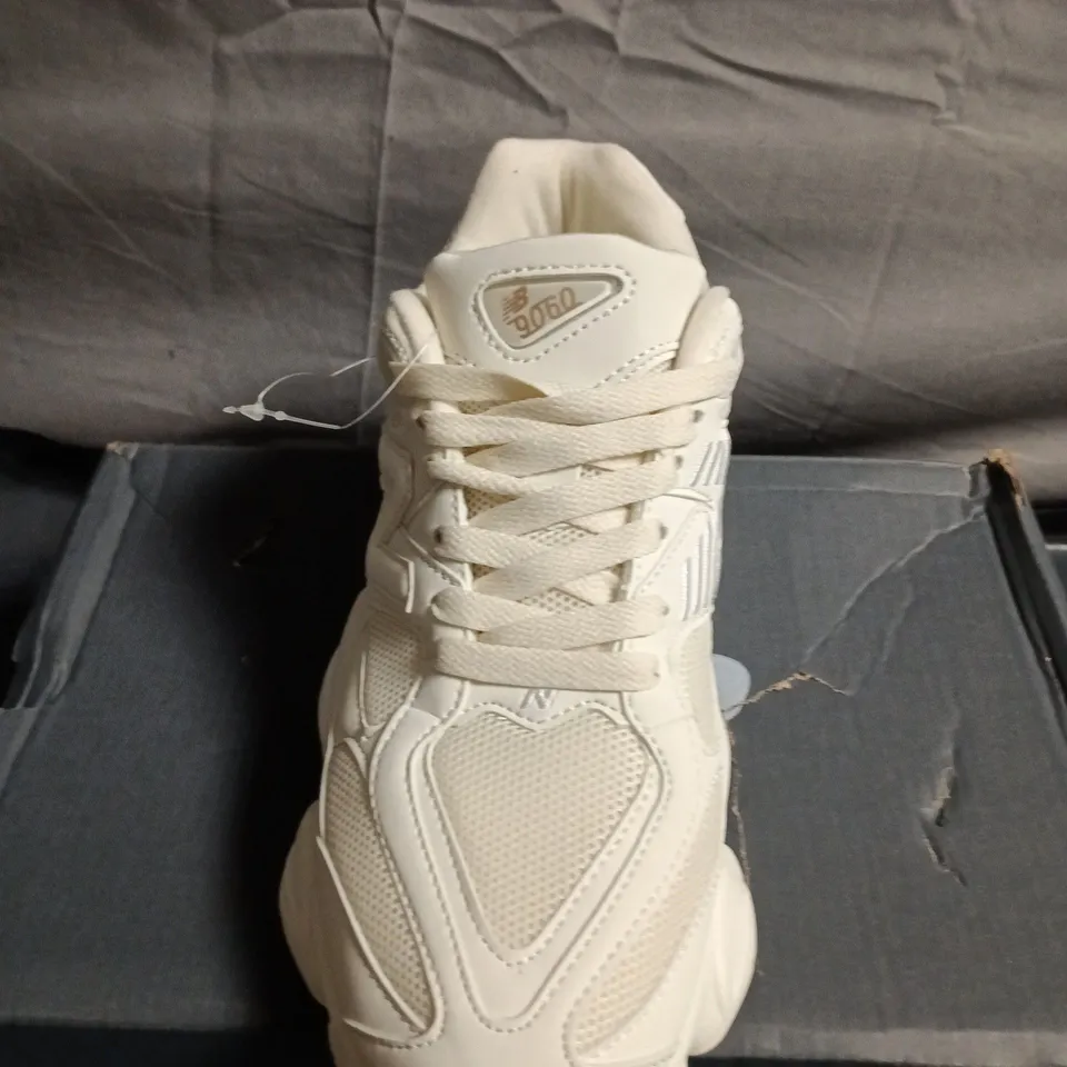 BOXED PAIR OF New Balance 9060 White Sneakers – UK SIZE 6.5