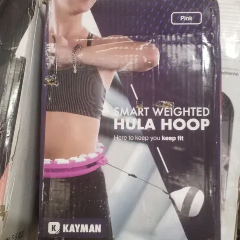 BOXED KAYMAN WEIGHTED HULA HOOP - PINK