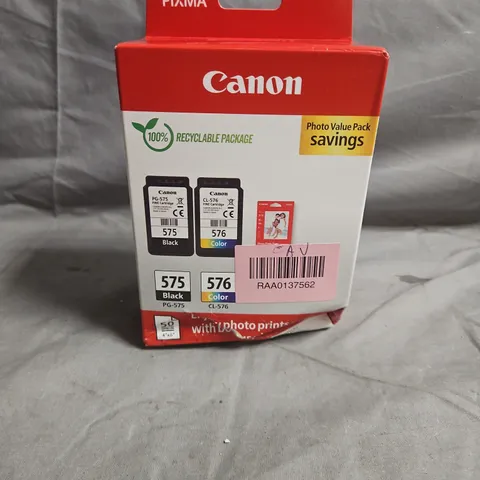 CANON PIXMA PHOTO VALUE PACK INK CARTRIDGES PG-575 & CL-576 – BLACK & COLOUR