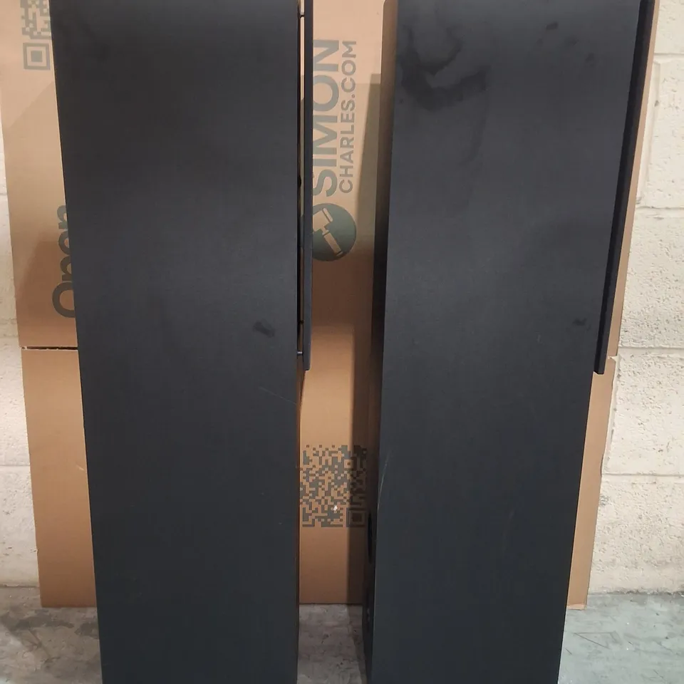 PAIR OF CAMBRIDGE AUDIO SX 80 FLOORSTANDING SPEAKERS IN BLACK - 2 BOXES