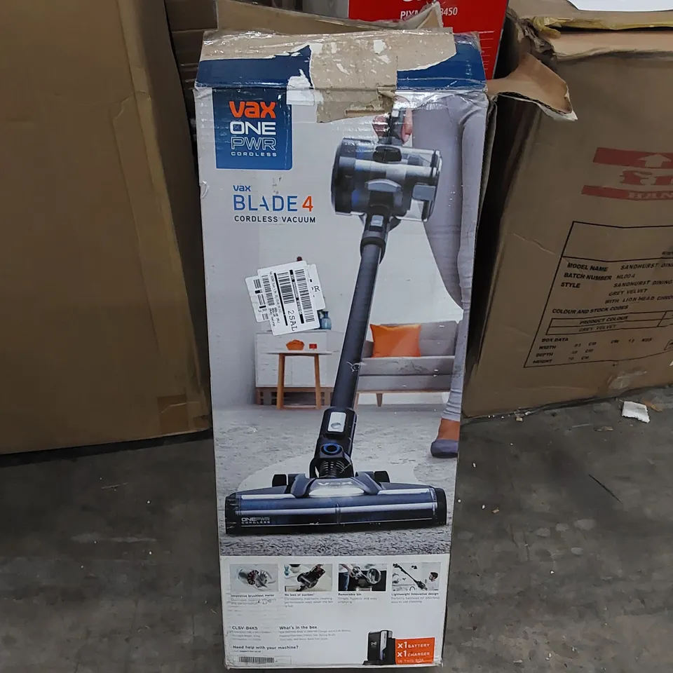 BOXED VAX BLADE 4 CORDLESS VACUUM (1 BOX)