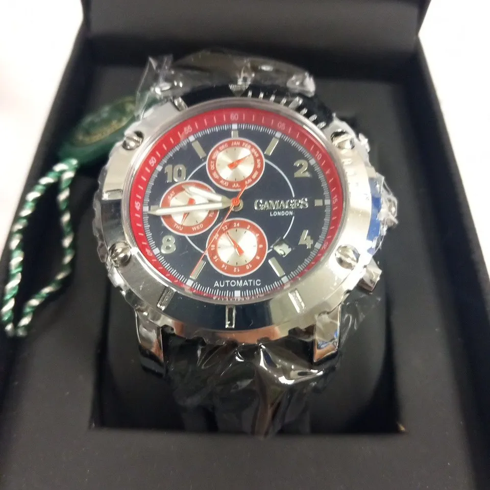 GAMAGES OF LONDON LIMITED EDITION HAND ASSEMBLED INNOVATOR AUTOMATIC RED