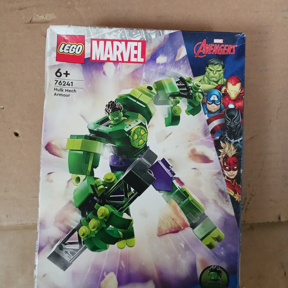 BOXED LEGO MARVEL HULK MECH ARMOUR - 76241 RRP £20.99