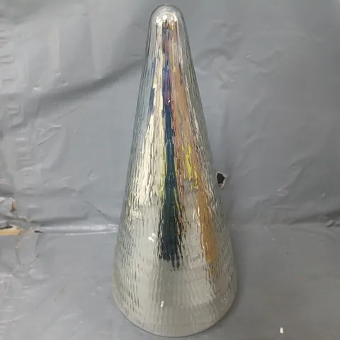 ETCHED GLASS SILVER TREE - COLLECTION ONLY