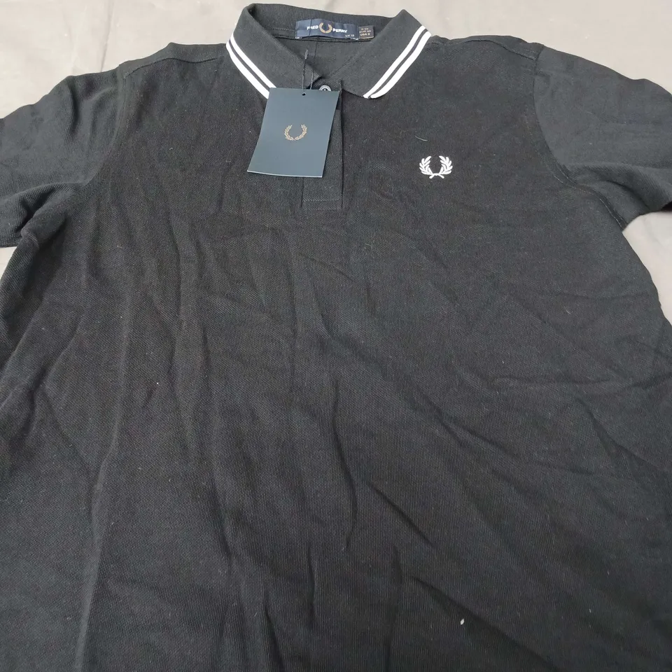 FRED PERRY LOGO POLO SHIRT SIZE 12