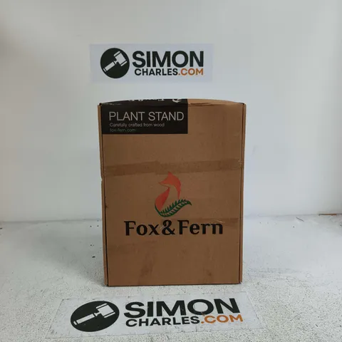 FOX AND FERN PLANT STAND BAMBOO 8 - 12"