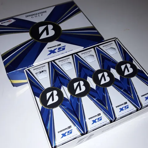 SET OF 12 BRIDGESTONE GOLF TOUR B XS GOLF BALLS
