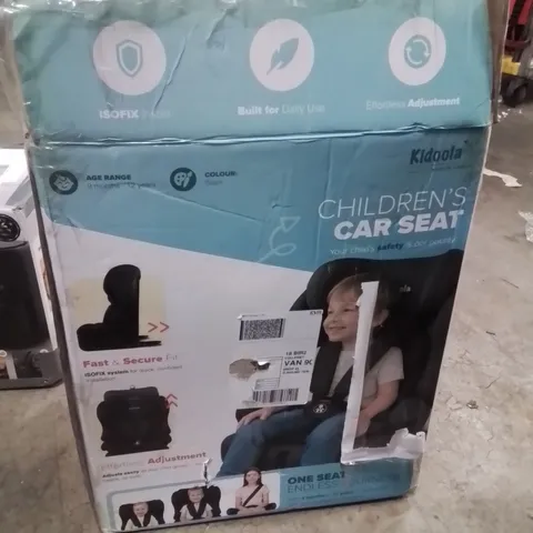 BOXED KIDOOLA CHILDREN'S CAR SEAT