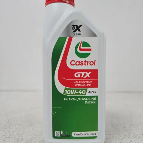 CASTROL GTX 10W-40 MOTOR OIL, 1 LITRE