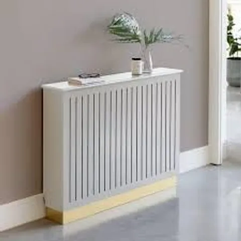 BOXED LAURA JAMES ILIANA MEDIUM RADIATOR COVER - SNOW WHITE (1 BOX)