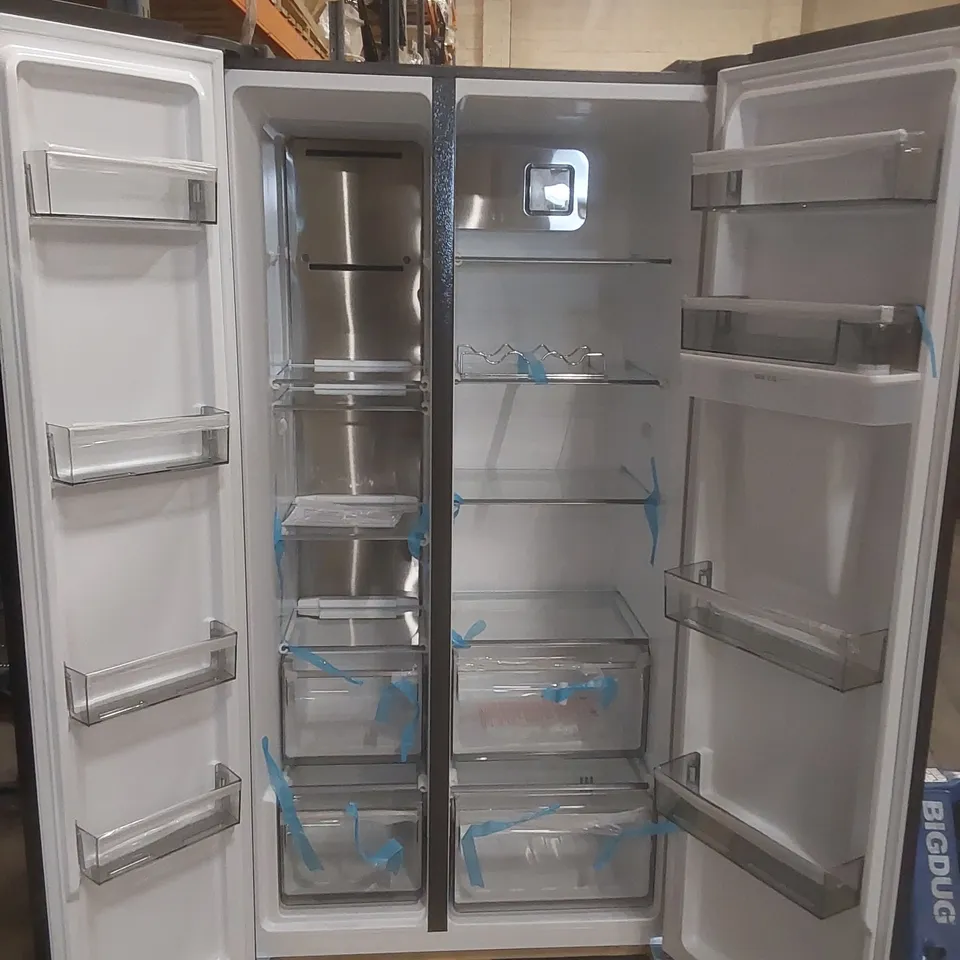 KENWOOD KSBSDBD25 AMERICAN-STYLE FRIDGE FREEZER - BLACK