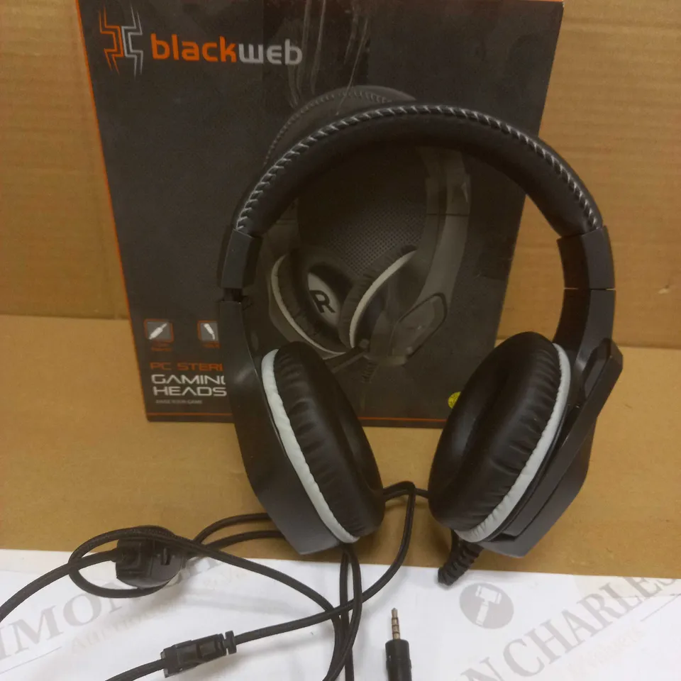 BLACKWEB PC STEREO GAMING HEADSET 