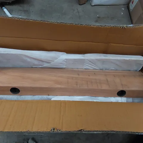 BOXED EBELING 3 PIECE ACACIA SOLID WOOD SHELF (1 BOX)