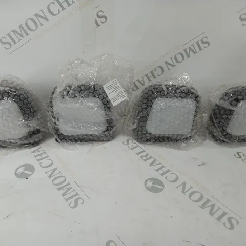 BELL AND HOWELL SET OF 4 SOLAR FENCE LIGHTS