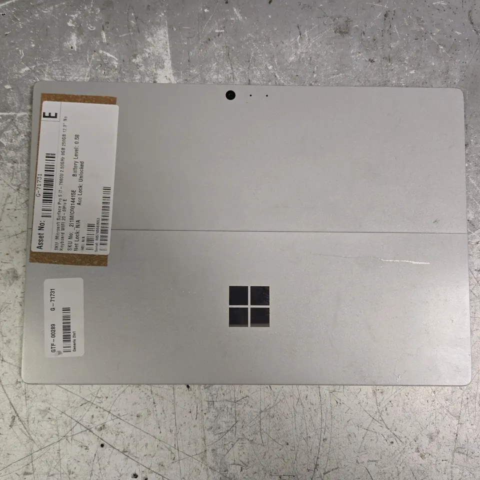 MICROSOFT SURFACE PRO 5