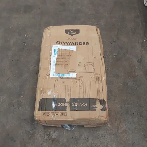 BOXED LUGG LIGHTWEIGHT TRAVEL SUITCASE 
