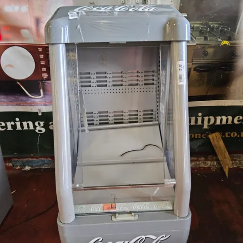 COCA-COLA BRANDED FRIGOGLASS EASIREACH EXPRESS R290 FRIDGE DISPLAY CABINET