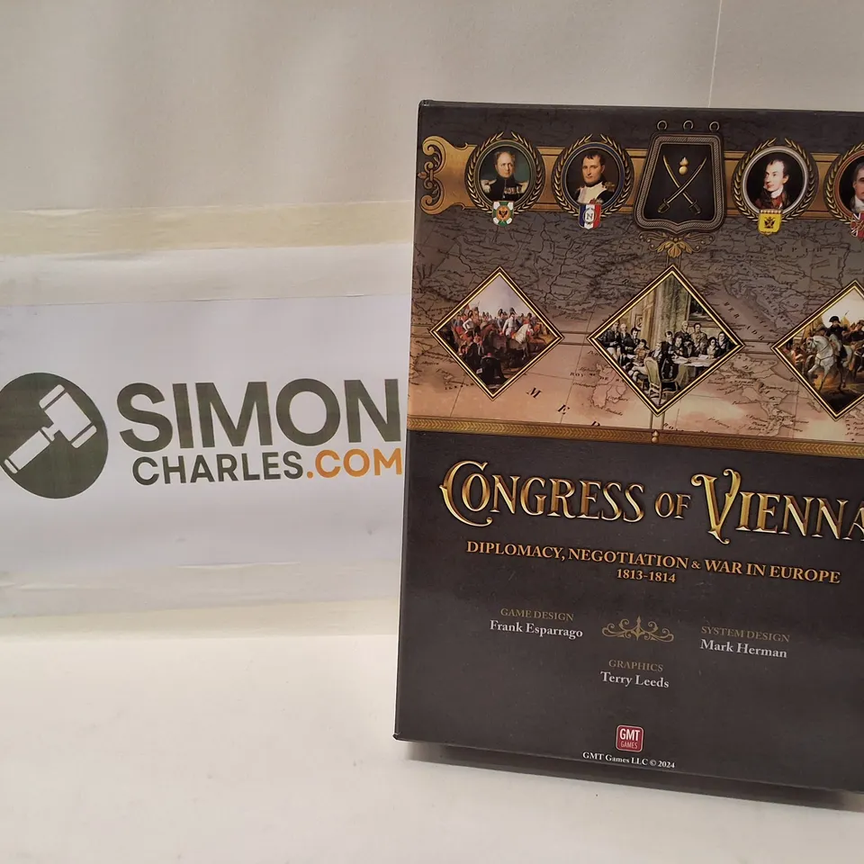 CONGRESS OF VIENNA – DIPLOMACY, NEGOTIATION & WAR IN EUROPE 1813–1814 (GMT GAMES, BOXED BOARD GAME)