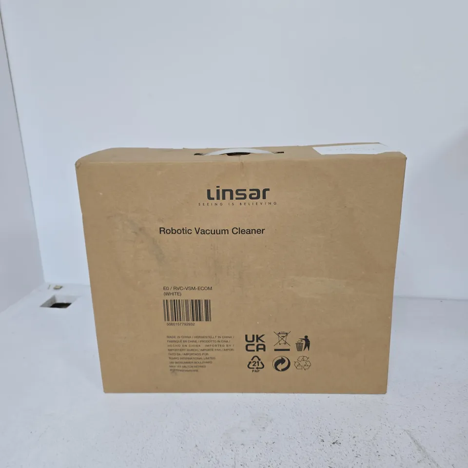LINSAR ROBOTIC VACUUM CLEANER – BOXED