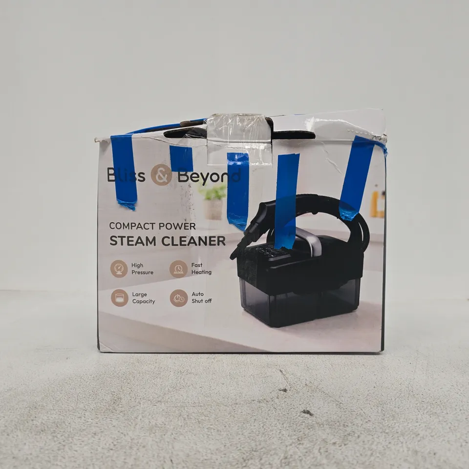 BOXED BLISS & BEYOND COMPACT POWER STEAM CLEANER