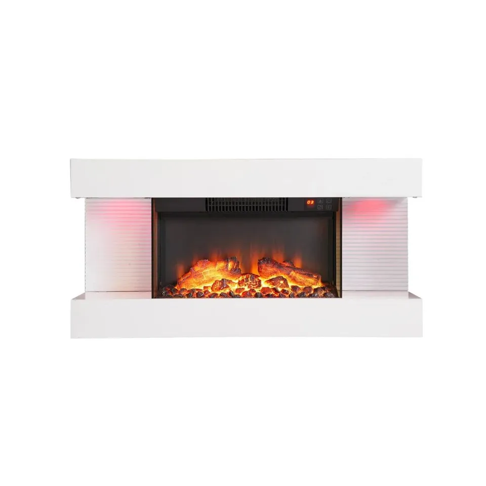 BOXED WALL MOUNTED HANGING ELECTRIC FIREPLACE WITH SMART WIFI CONTROL