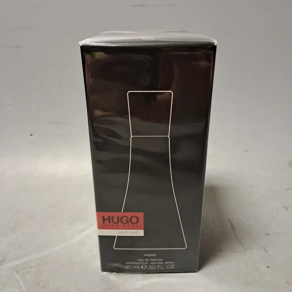 BOXED AND SEALED HUGO BOSS HUGO DEEP RED EAU DE PARFUM SPRAY 90ML 