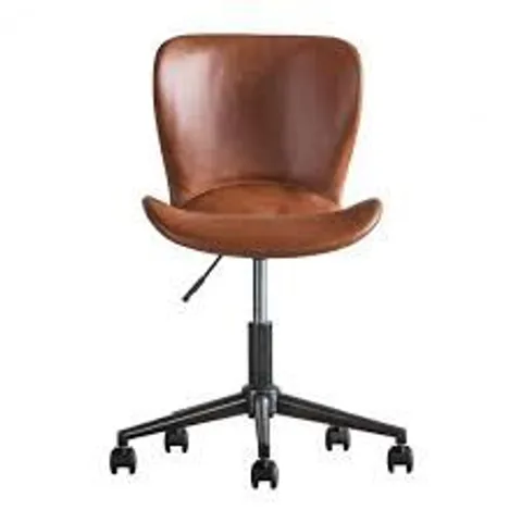 BOXED GALLERY DIRECT MENDEL SWIVEL CHAIR BROWN