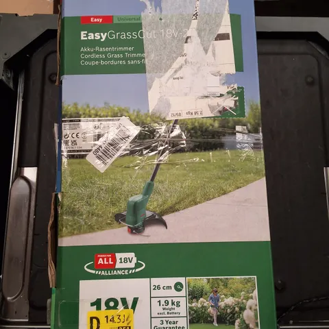 BOXED BOSCH EASY GRASSCUT 18V-26 CORDLESS GRASS TRIMMER