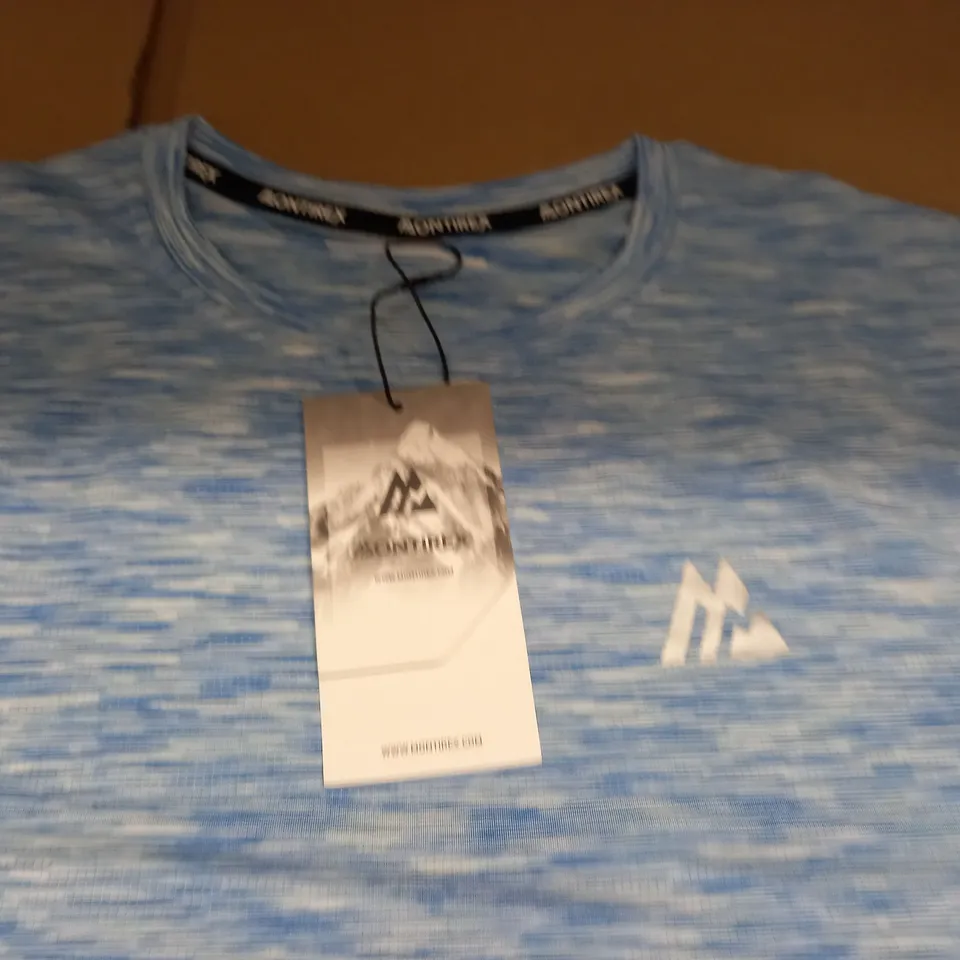 MONTIREX TRAIL 2.0 TEE IN LIGHT BLUE - L