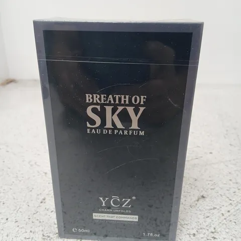BOXED AND SEALED BREATH OF SKY EAU DE PARFUM YCZ 50ML