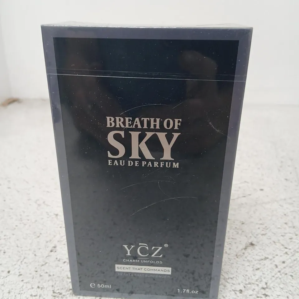 BOXED AND SEALED BREATH OF SKY EAU DE PARFUM YCZ 50ML