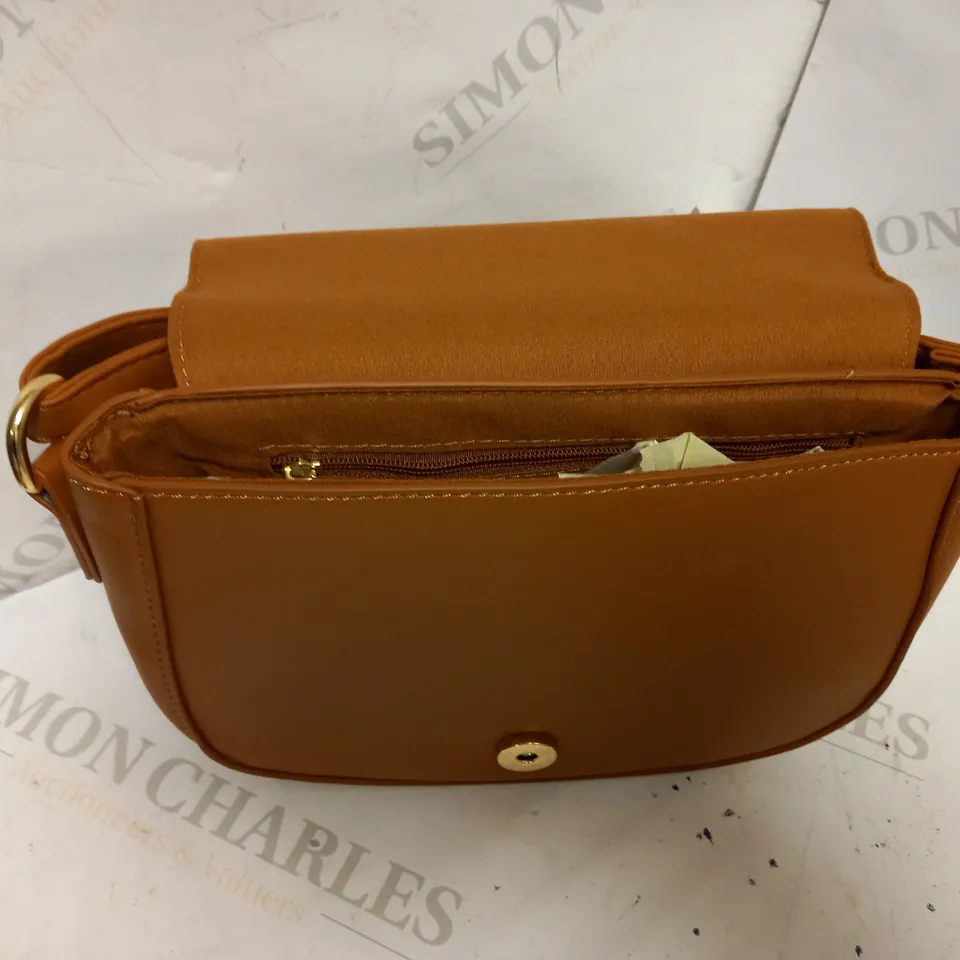BROWN SIDE BAG + STRAP