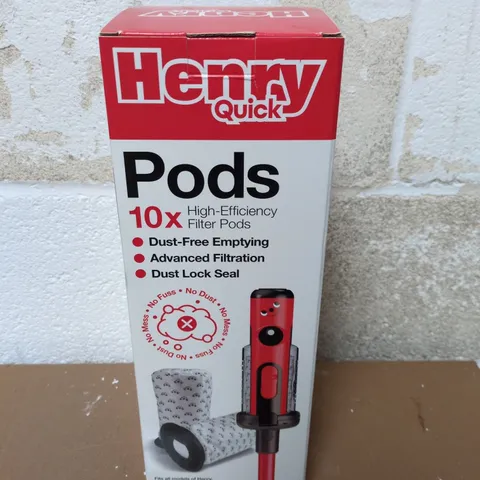 HENRY QUICK HIGH EFFICIENCY FILTER PODS