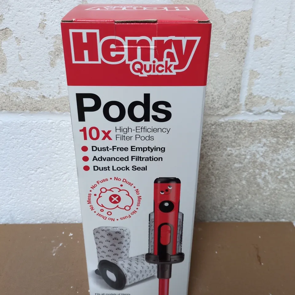 HENRY QUICK HIGH EFFICIENCY FILTER PODS