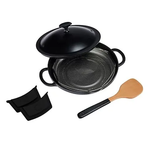 CURTIS STONE 3L ALL DAY CHEF'S PAN WITH SILICONE HANDLE COVERS