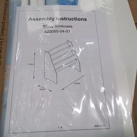 BOXED BLUEY BOOKCASE