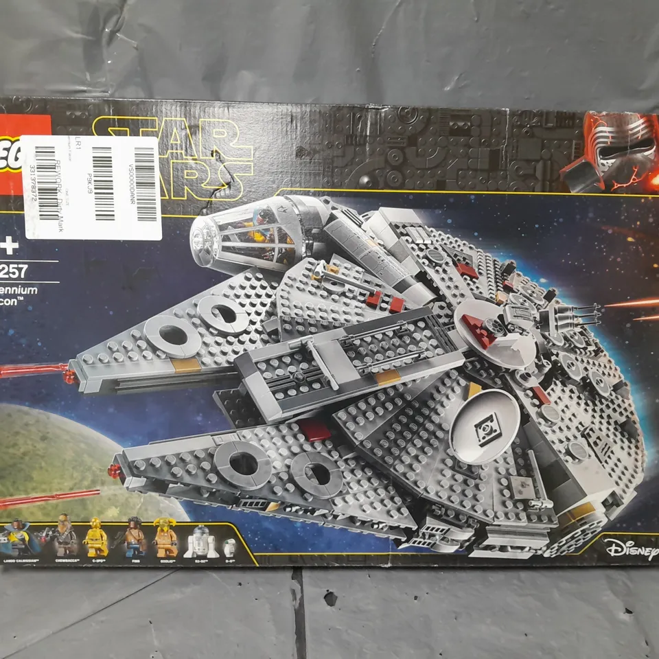 BOXED LEGO STAR WARS MILLENNIUM FALCON 75257