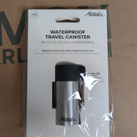 MATADOR WATERPROOF TRAVEL CANISTER – 40 ML