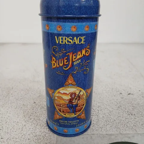 BOXED VERSACE BLUE JEANS MAN EAU DE TOILETTE SPRAY 75ML