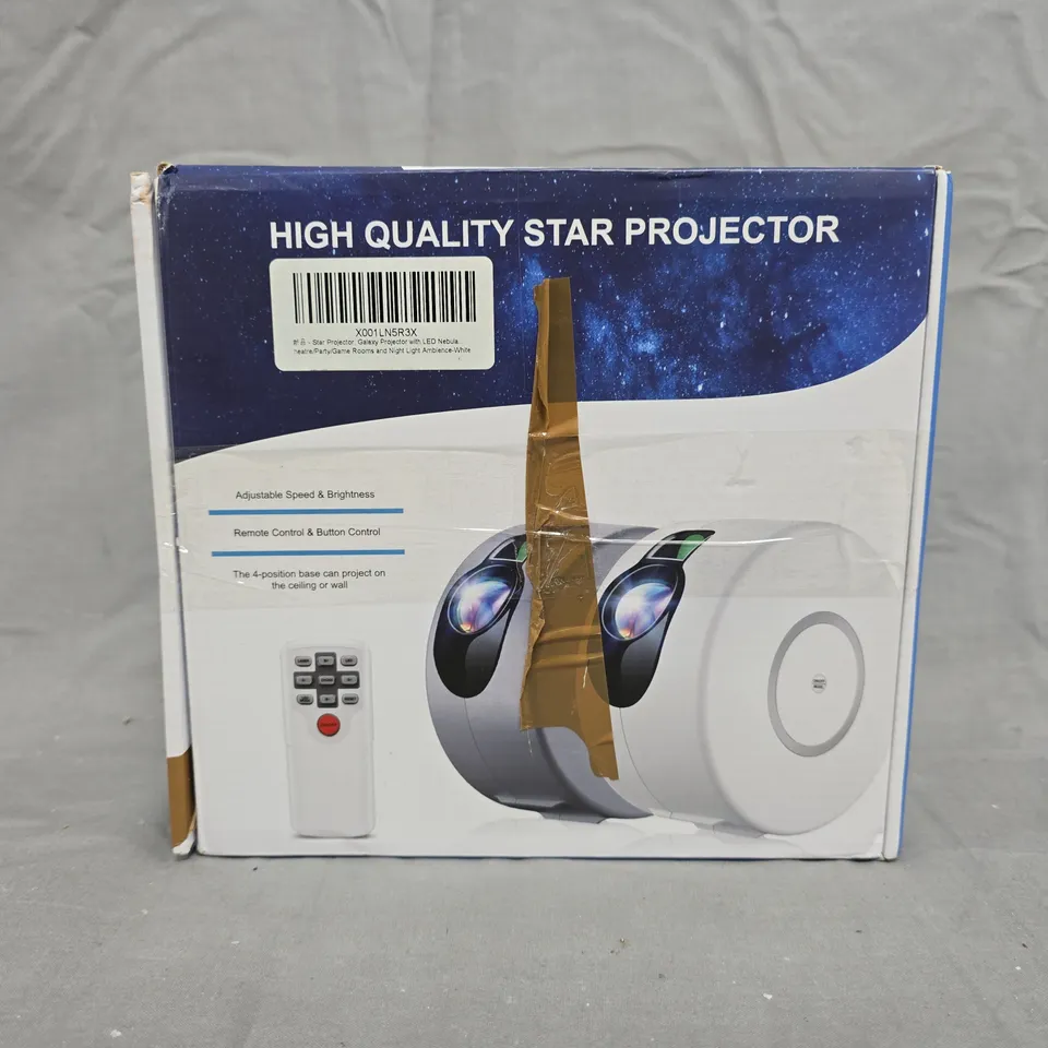 HIGH QUALITY STAR PROJECTOR WITH REMOTE (BOXED)