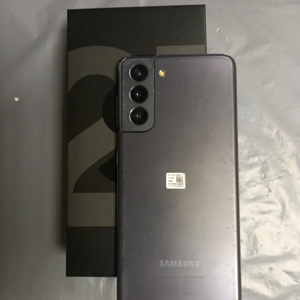 BOXED SAMSUNG GALAXY S21 5G IN PHANTOM GREY 128GB